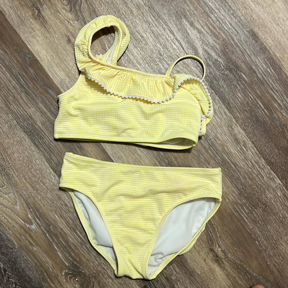Seer-sucker bathing suit